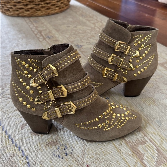 ASH Joyce suede Leather Booties Size 36 - Picture 9 of 10